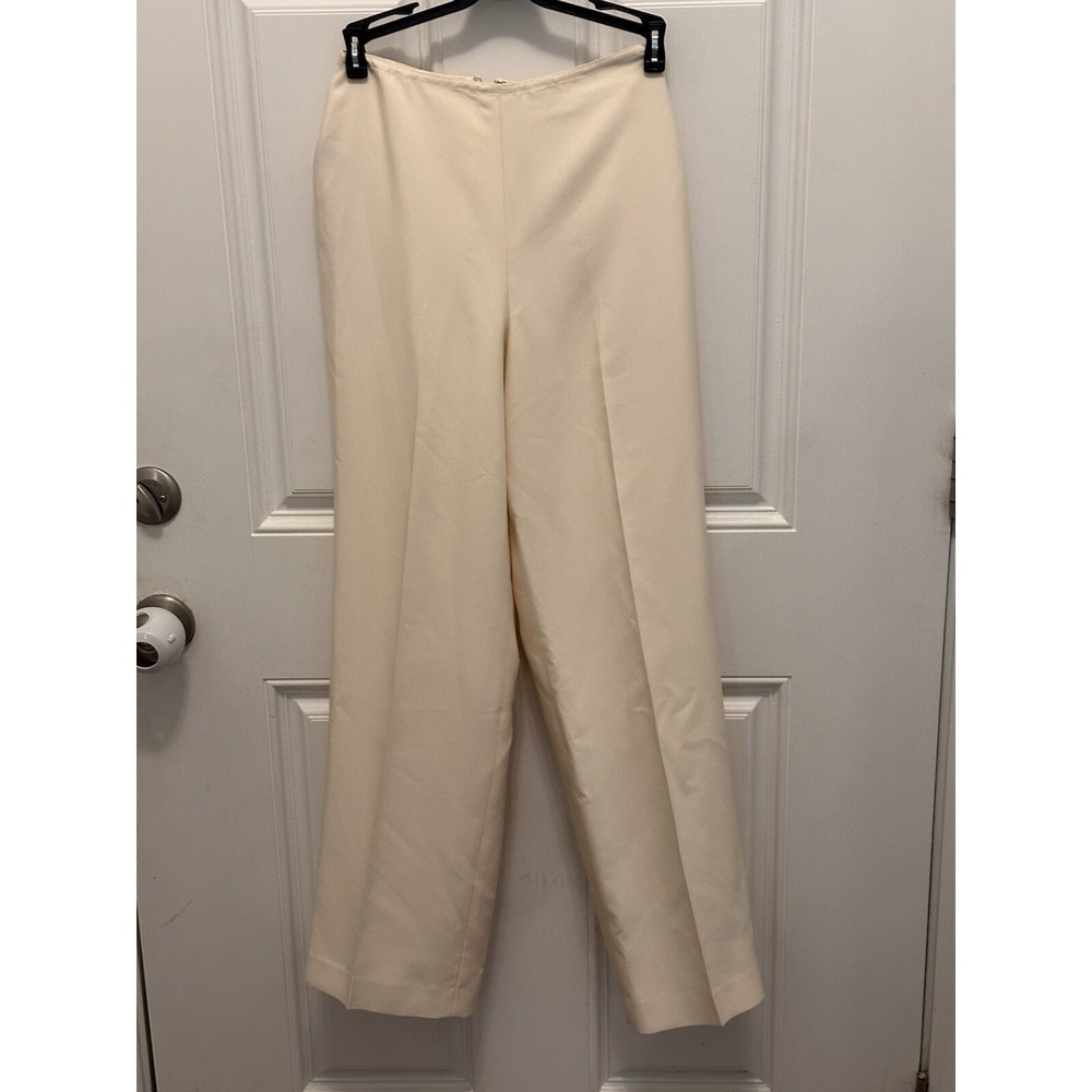 Linda Allard Ellen Tracy 100% Silk NWT Petite Size 2 Color alabaster